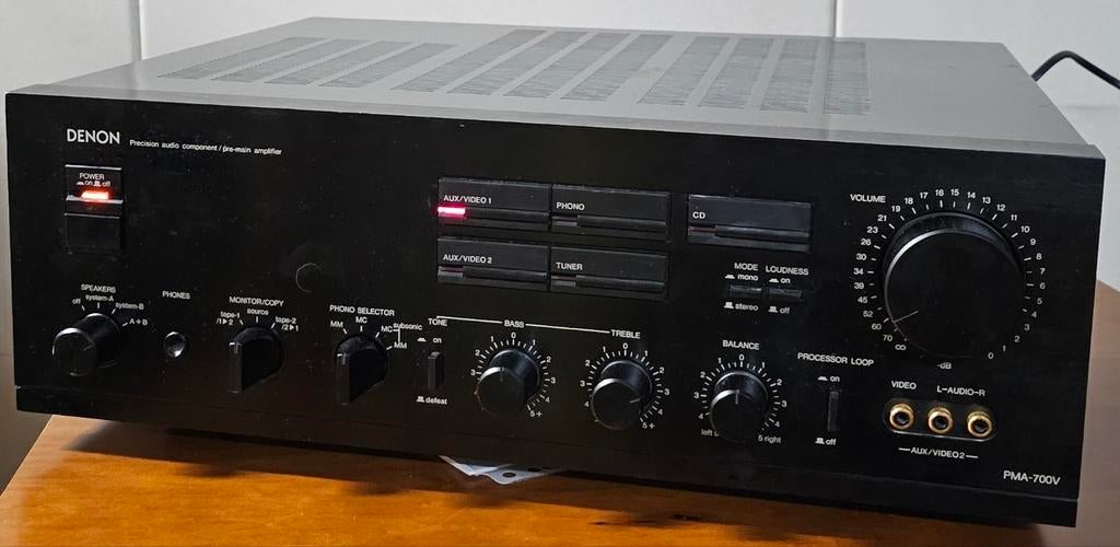 Denon PMA700V vintage klassieker phono MM/MC + garantie !, DENON, Denon, Refurbished, Ophalen of Verzenden