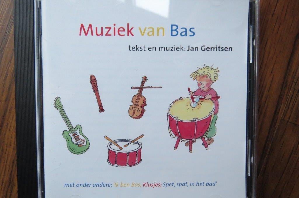 Chr. kindercd: Muziek van Bas, tekst en muziek Jan Gerritsen, Ophalen of Verzenden, Zo goed als nieuw, Gospel