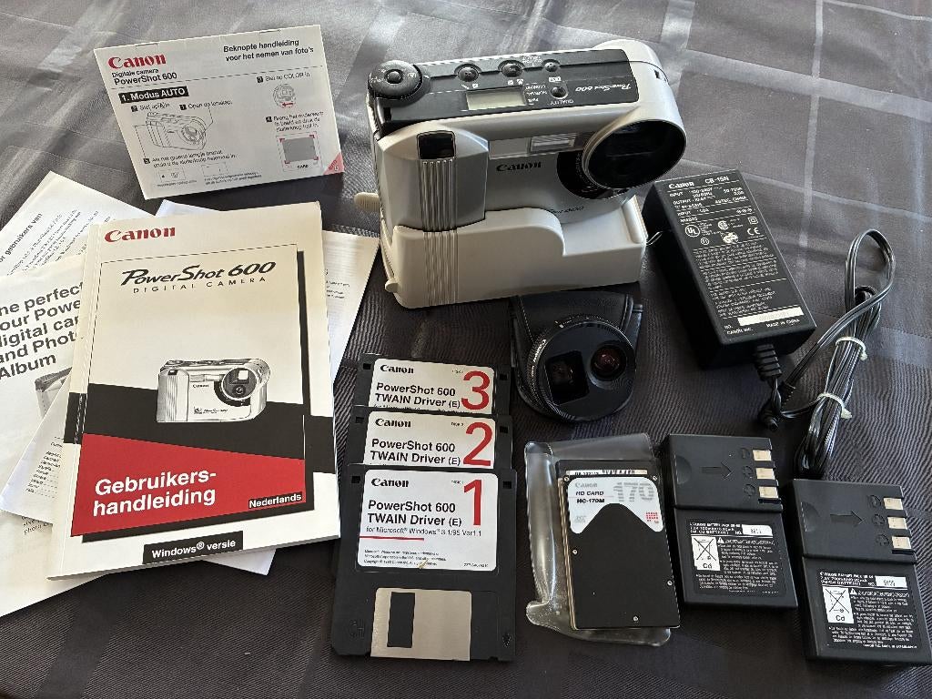 Camera Canon PowerShot 600 voor de liefhebber een uit 1996, Audio, Tv en Foto, Fotocamera's Digitaal, Ophalen of Verzenden, Gebruikt