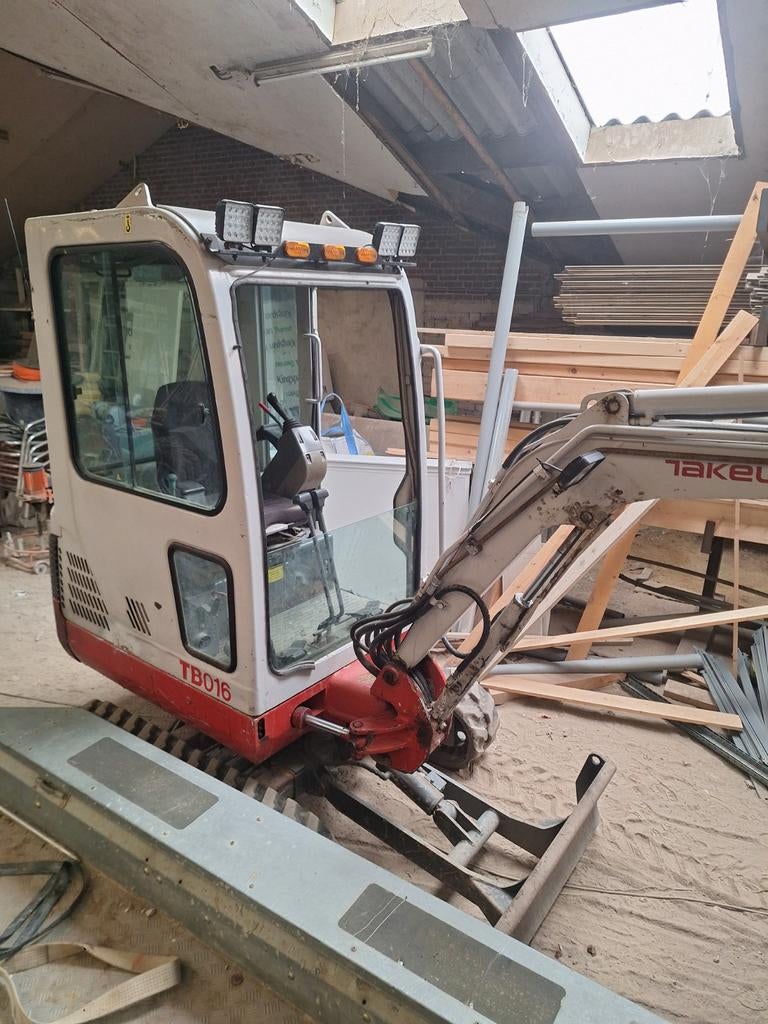 Tekoop takeuchi tb016, Ophalen of Verzenden, Graafmachine
