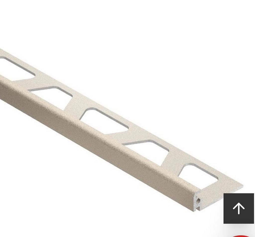 Schlüter Jolly tegelprofiel ivoor 10 mm x 300 cm (Nieuw), Ophalen, Kunststof, Minder dan 100 cm, Lijsten