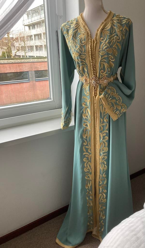 Takchita kaftan Marokkaanse jurk, Ophalen of Verzenden, Zo goed als nieuw, Maat 38/40 (M), Overige typen