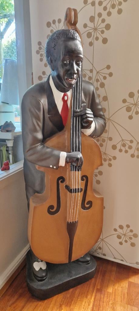 Pop muzikant, Antiek en Kunst, Overige onderwerpen, 1 meter - 2 meter, Overige materialen, Overige stijlen