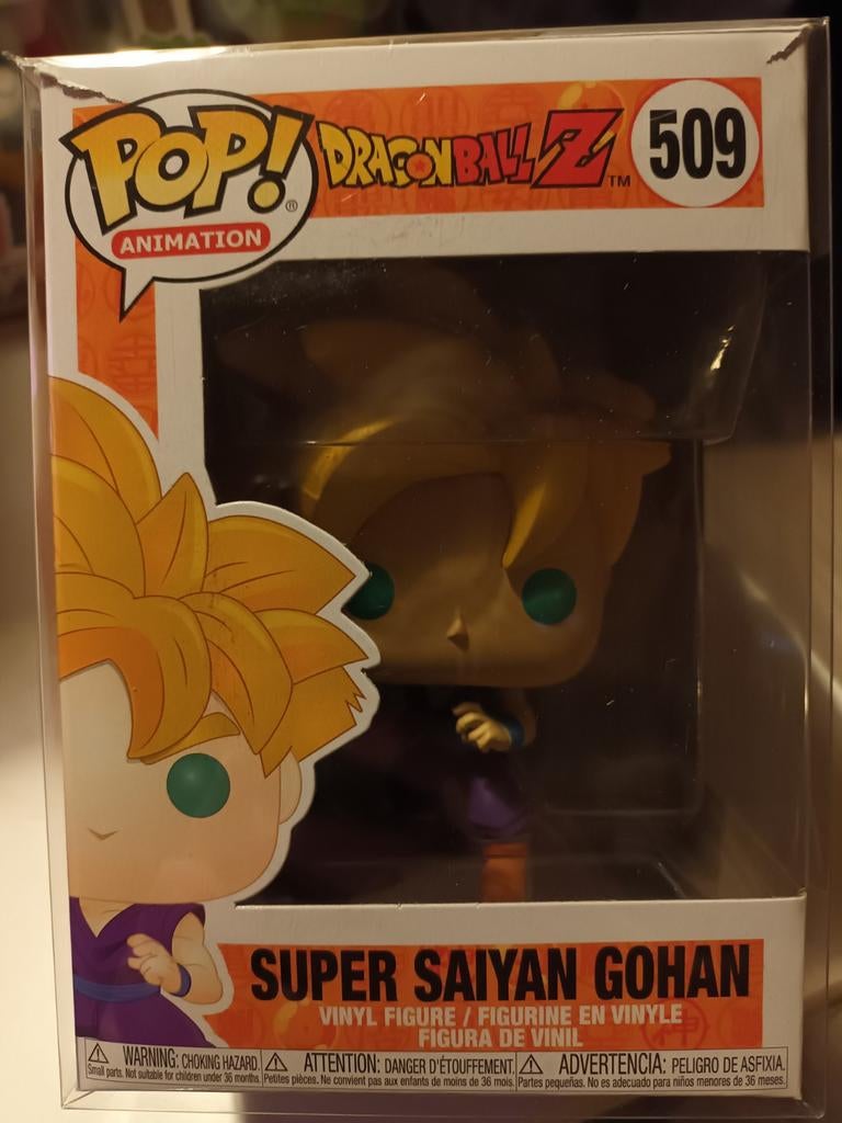 Funko pop Dragonball Z : Super Saiyan Gohan 509, Ophalen of Verzenden, Zo goed als nieuw