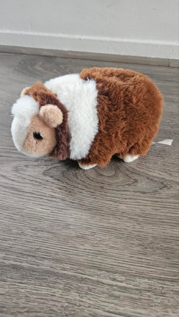 Schattig bruin-wit knuffel hamster, Ophalen of Verzenden, Zo goed als nieuw, Overige typen