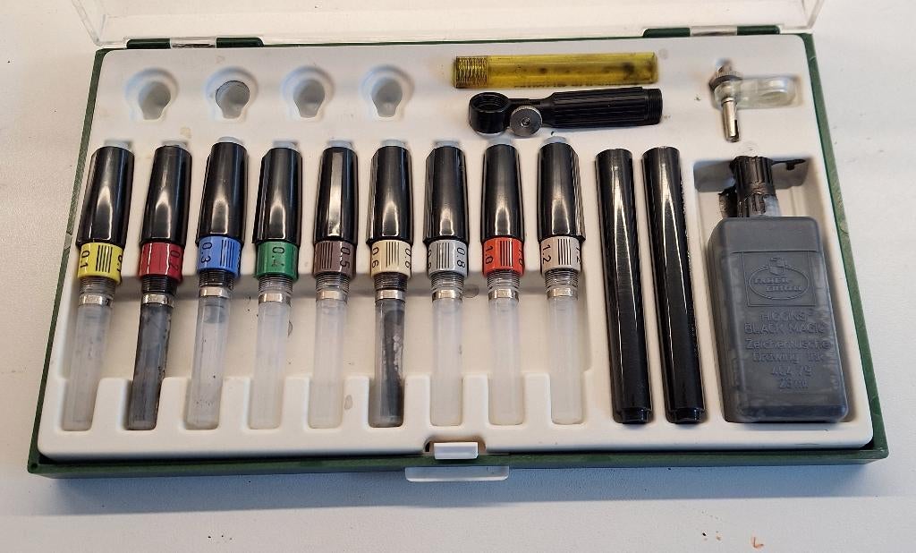 Faber Castell inkt teken set, Ophalen of Verzenden, Zo goed als nieuw, Overige typen