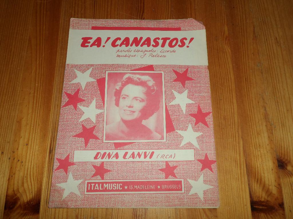 Ea canastos - palasco / lecorde - dina lanvi, Gebruikt, Gitaar, Ophalen of Verzenden, Artiest of Componist