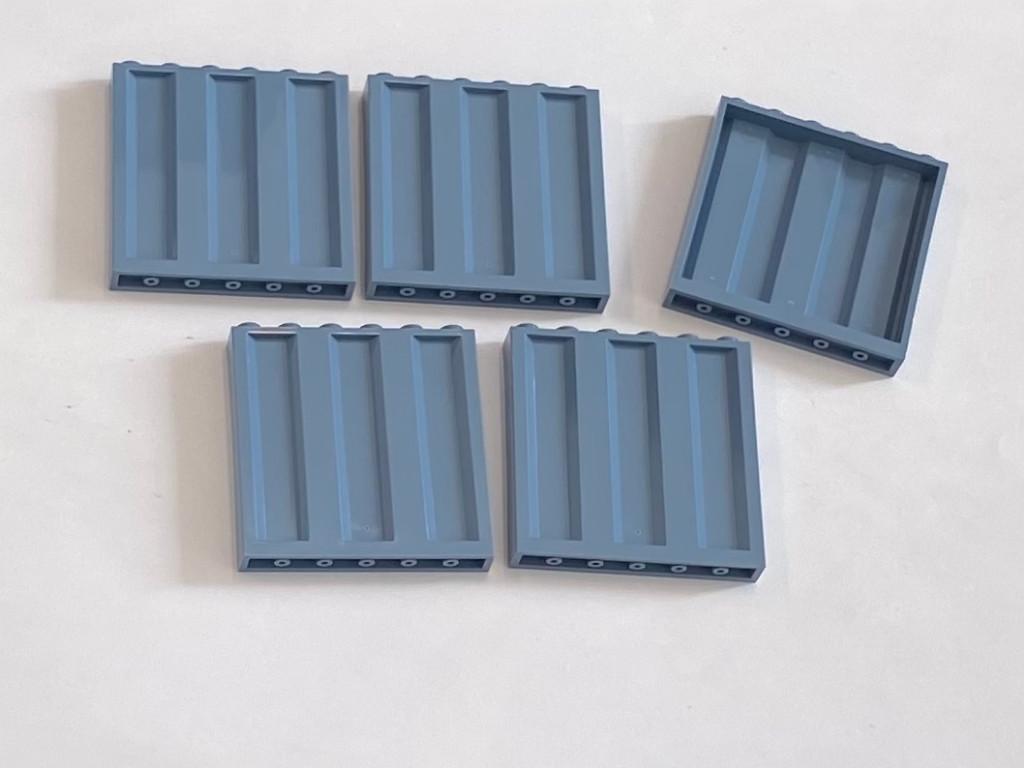 Partij 5x 1x6x5 Lego container panelen in diverse kleuren, Ophalen of Verzenden, Nieuw, Losse stenen, Lego