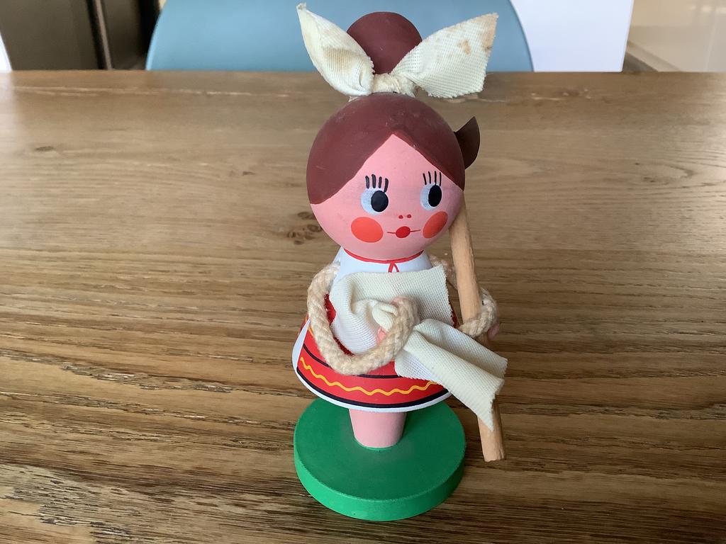 Vintage houten poppetje, Steinbach, Ophalen of Verzenden, Zo goed als nieuw