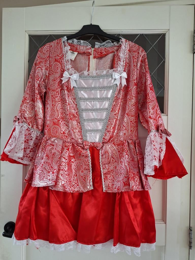 Barok Jurkje inc. Pruik, Ophalen of Verzenden, Zo goed als nieuw, Maat 38/40 (M), Carnaval