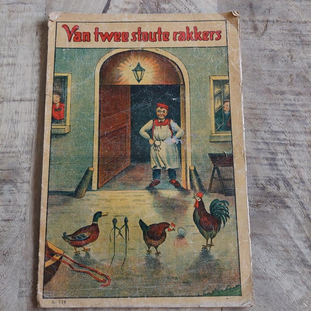 Van twee stoute rakkers 1910/20, Antiek en Kunst, Ophalen of Verzenden
