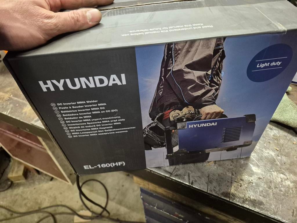 Nieuwe Hyundai MMA Lasapparaat EL-160(HF), Ophalen of Verzenden, Nieuw, 150 tot 250 ampère, Elektroden