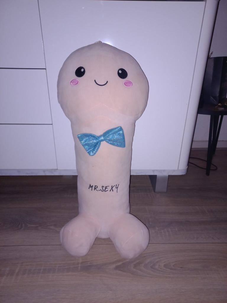 Grote piemel penis knuffel, Ophalen of Verzenden, Zo goed als nieuw, Overige typen