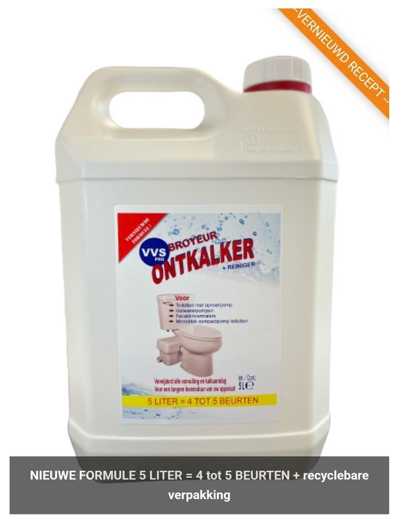 Sanibroyeur Ontkalker Pro, Als beste getest, Laagste prijs !, Doe-het-zelf en Verbouw, Sanitair, Ophalen of Verzenden, Nieuw, Overige typen
