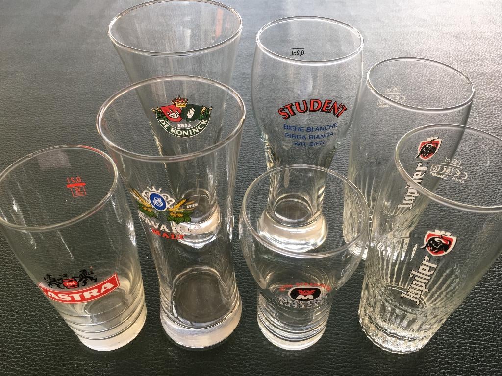 Diverse bierglazen !!!, Ophalen of Verzenden, Zo goed als nieuw, Bierglas