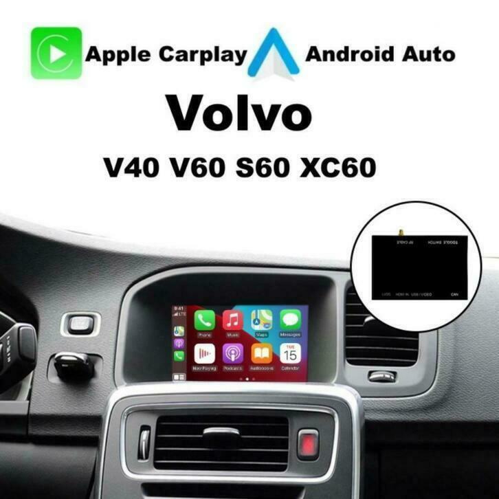Volvo V40 V60 XC60 S60 apple carplay androidauto interface, Auto diversen, Autoradio's, Ophalen of Verzenden, Nieuw