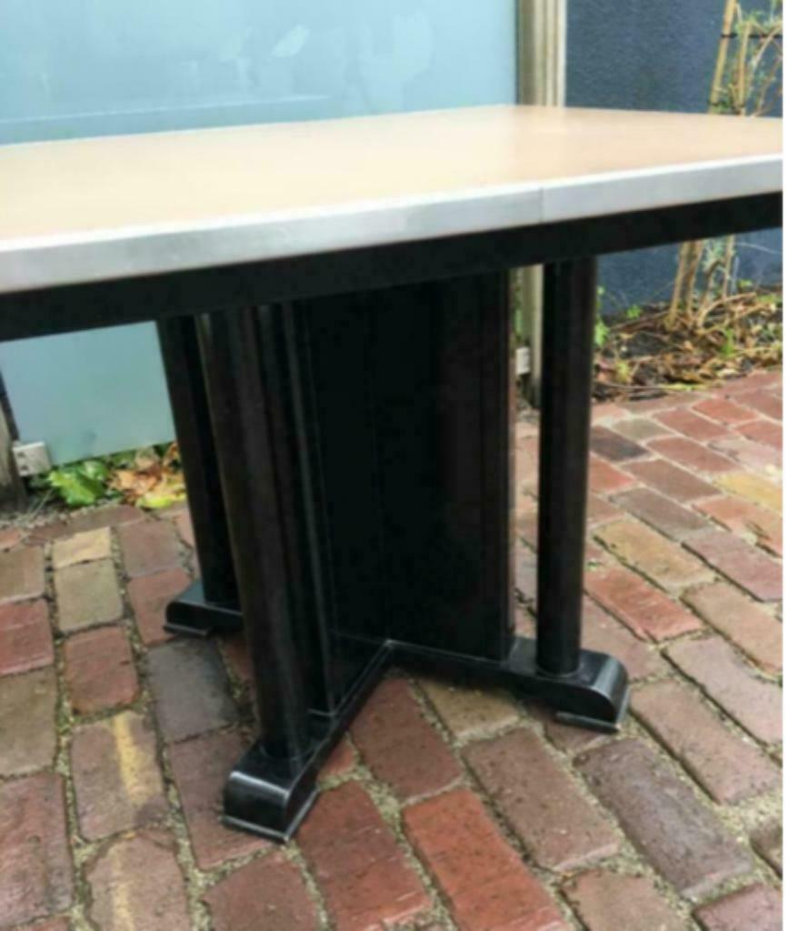 Van Blerck Koffietafel, salontafel Hoffmann Gispen, Ophalen, Gebruikt, 50 tot 75 cm, Vierkant