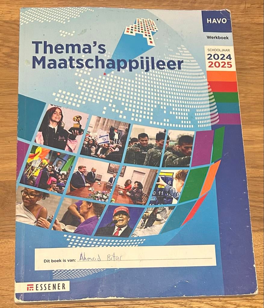 Thema's Maatschappijleer HAVO goed als nieuw, Boeken, Ophalen of Verzenden, Zo goed als nieuw, HAVO, Maatschappijleer