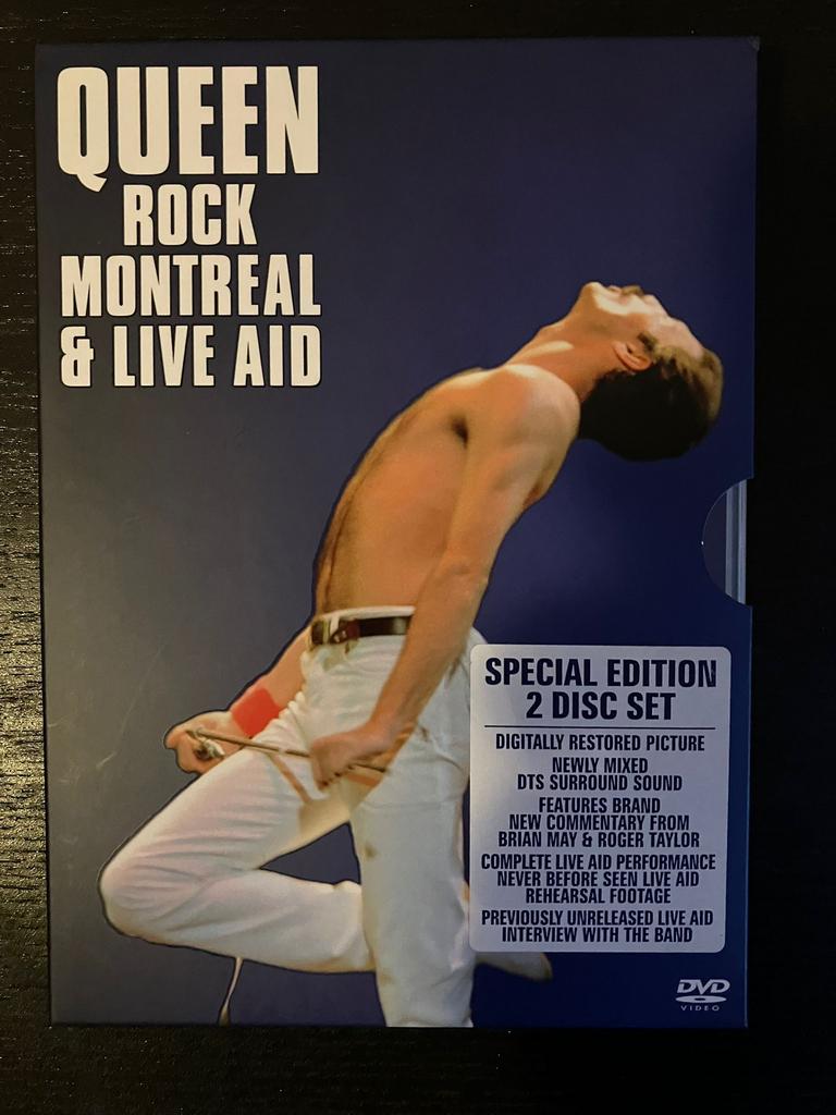 Queen dvd: Rock Montreal & Live Aid, Alle leeftijden, Verzenden, Zo goed als nieuw, Muziek en Concerten