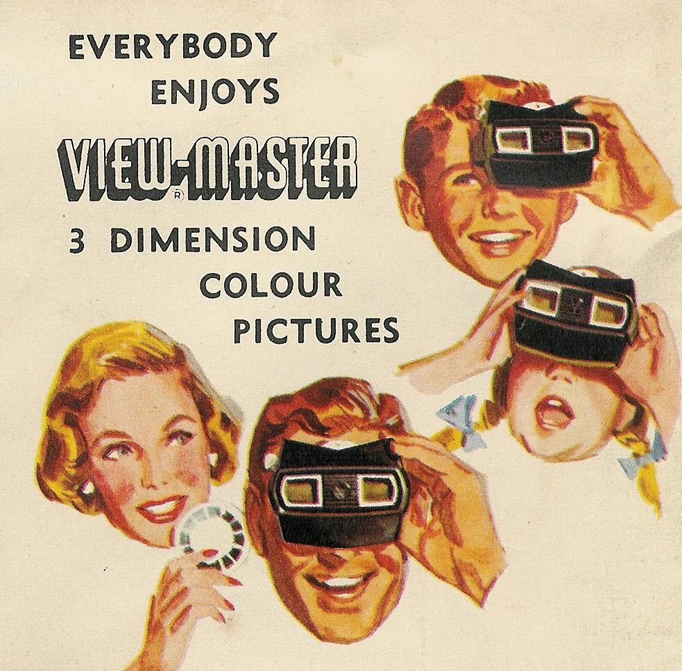 VIEW MASTER een vd GROOTSTE verzameling van de WERELD, Ophalen, Gebruikt