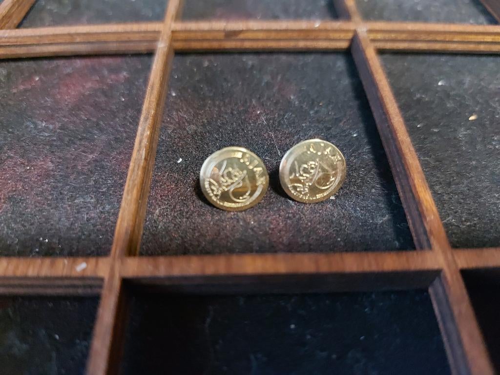 Gouden Ajax oorknopjes, Sieraden, Tassen en Uiterlijk, Nieuw, Ophalen of Verzenden, Knopjes of Stekers, Goud