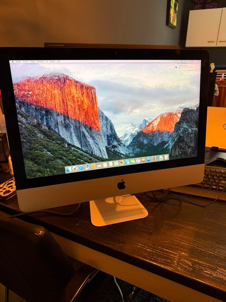 Imac 21,5 inch - intel core i5, 8gb Ram, 1TB HDD, Computers en Software, Apple Desktops, Ophalen, IMac, Zo goed als nieuw, 21,5
