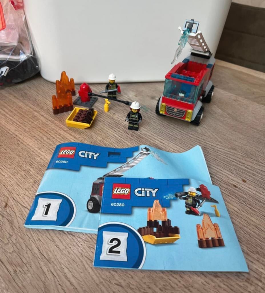 Lego 60280 Ladderwagen, Ophalen of Verzenden, Zo goed als nieuw