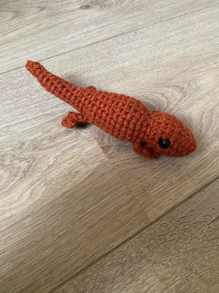 Gehaakte salamander, Ophalen of Verzenden, Nieuw, Haken, Overige typen