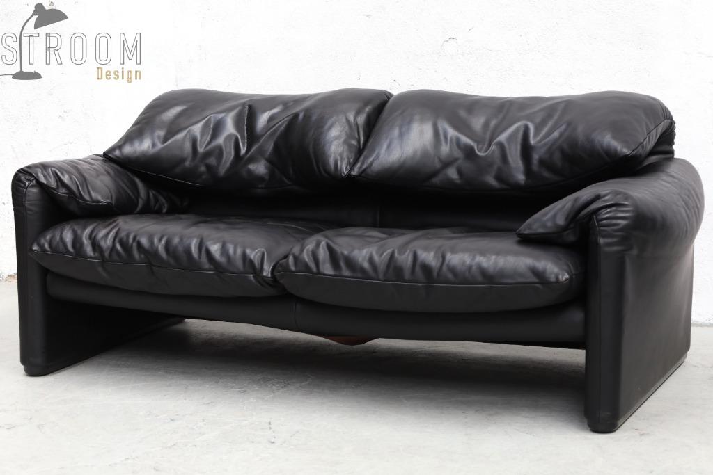 Cassina Maralunga Sofa Bank Vintage Italiaans Design Jaren, Ophalen, Gebruikt, Zie website, De Sede Ligne Roset Togo Vitra Eames B&B Italia Montis Retro