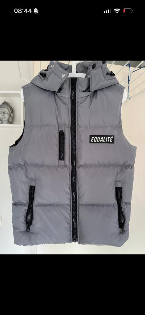 Equalite bodywarmer maat S, Kleding | Heren, Bodywarmers, Ophalen, Nieuw, Equalite, Grijs