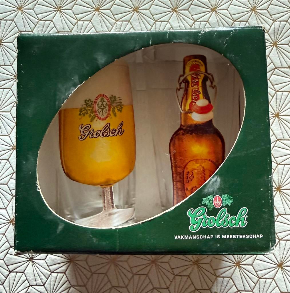 Grolsch glazen, Ophalen of Verzenden, Nieuw, Glas of Glazen, Grolsch