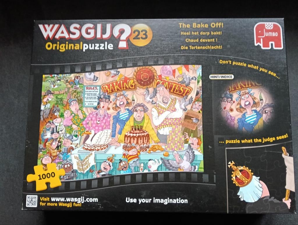 15 WASGIJ PUZZELS, compleet, nieuwstaat (zie beschrijving), Ophalen of Verzenden, 500 t/m 1500 stukjes, Zo goed als nieuw, Legpuzzel