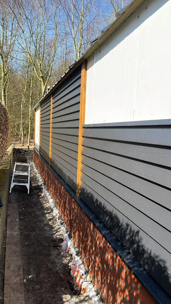 Stalen Rabatdelen met Isolatie | Vanaf €32,00/m2, Doe-het-zelf en Verbouw, Platen en Panelen, Ophalen, Nieuw, Overige materialen