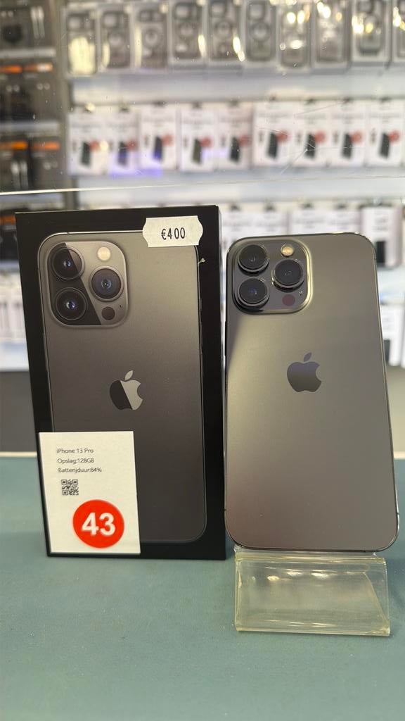 iPhone 13PRO 128GB Black (43), Apple, Zwart, Ophalen of Verzenden, Zo goed als nieuw