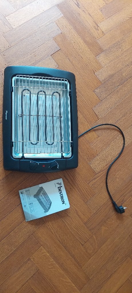 Bestron tafelbarbecue 36x28cm, Ophalen of Verzenden, Nieuw, Bestron