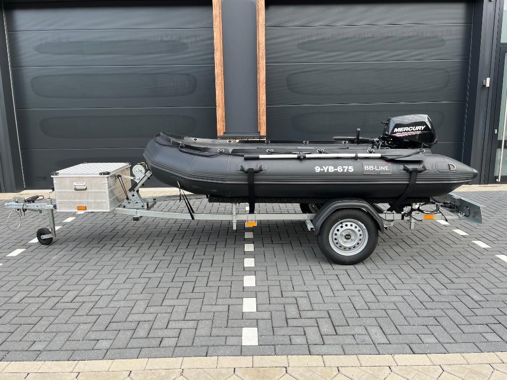 rubberboot bijna nieuw / weinig gevaren / complete set, Zo goed als nieuw, Benzine, Minder dan 70 pk, Overige materialen