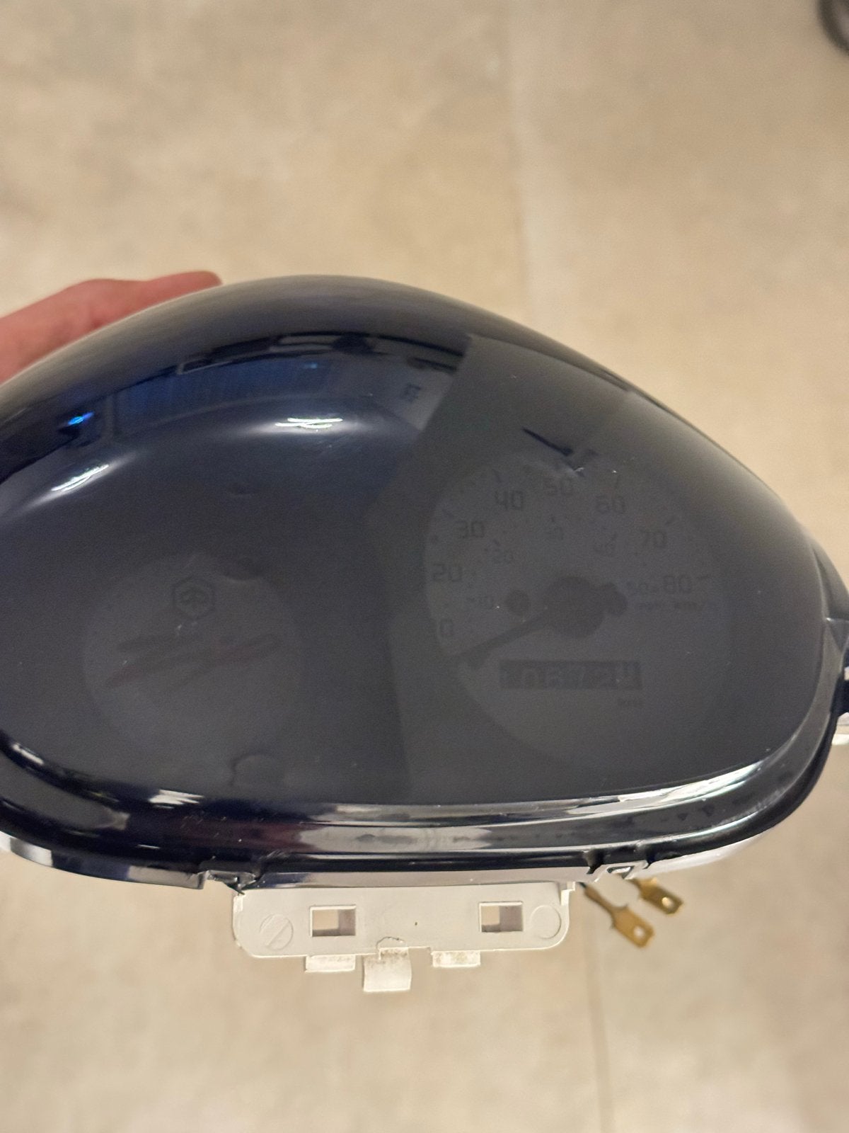 Zip Display/Teller met Optimus Pr LED Koplamp Smoke - 10k km, Ophalen of Verzenden, Gebruikt, Koplamp, Piaggio