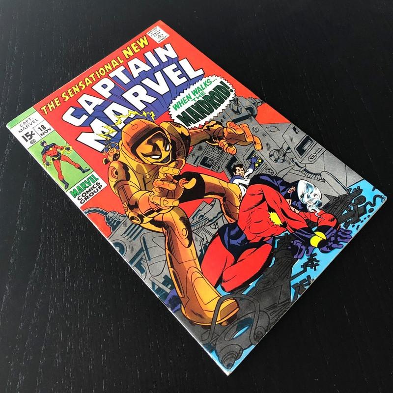 Captain Marvel Vol.1 #18 (1969) VF (8.0), Eén comic, Amerika, Marvel Comics, Ophalen of Verzenden
