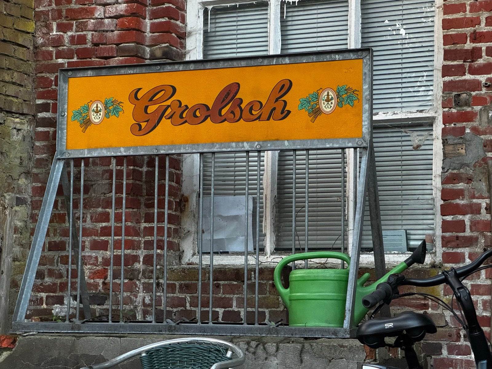 Grolsch Fietsenrek - Stevig en Opvallend, Fietsen en Brommers, Fietsaccessoires | Fietsenrekken, Ophalen, Gebruikt