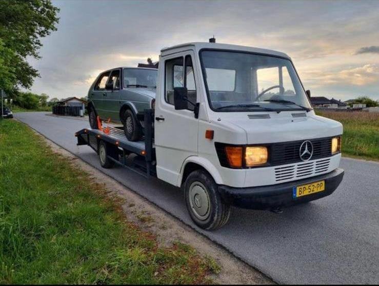 Oldtimer Mercedes-Benz 307D WEGENBELASTINGVRIJ  APK-VRIJ, Stof, Zwart, Wit, Particulier