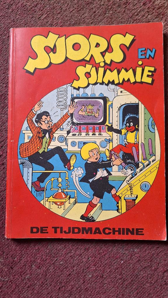 Sjors en Sjimmie de tijdmachine, Eén stripboek, Hans Piet, Ophalen of Verzenden, Zo goed als nieuw