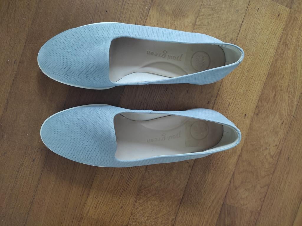 Zomerschoen Paul Green Licht Blauw met. 37, Blauw, Ophalen of Verzenden, Paul Green, Sneakers of Gympen