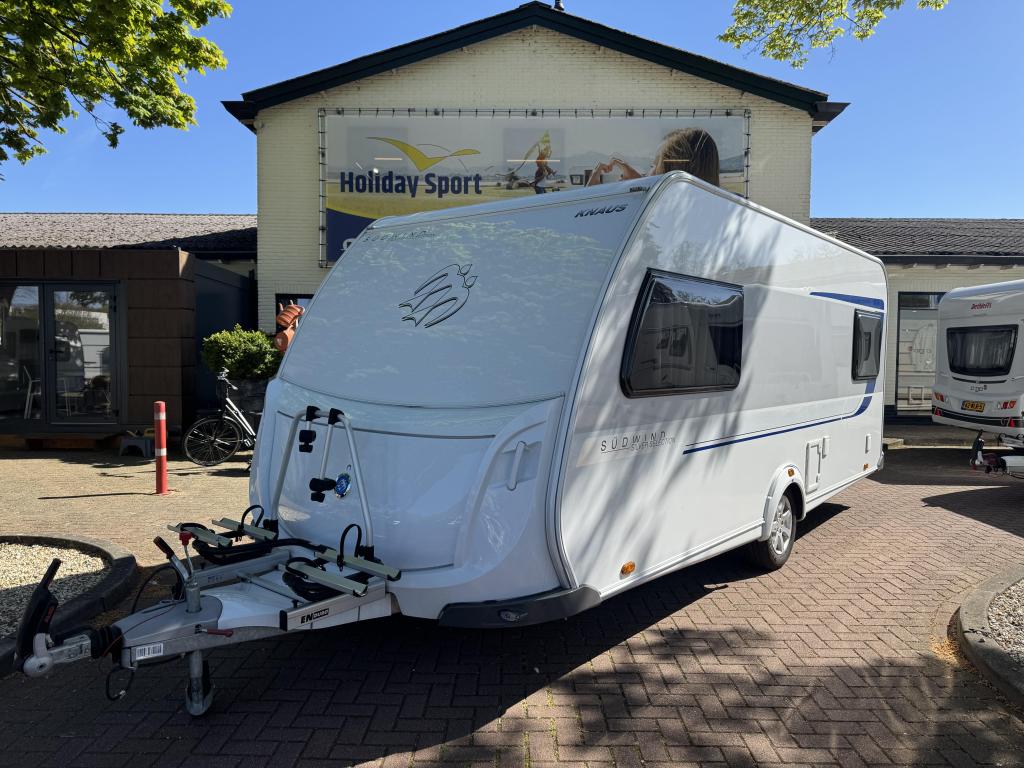 Knaus Sudwind Silver Selection 500 EU Airco,Unico Luifel!, Rondzit, 7 tot 8 meter, Bedrijf, Schokbreker