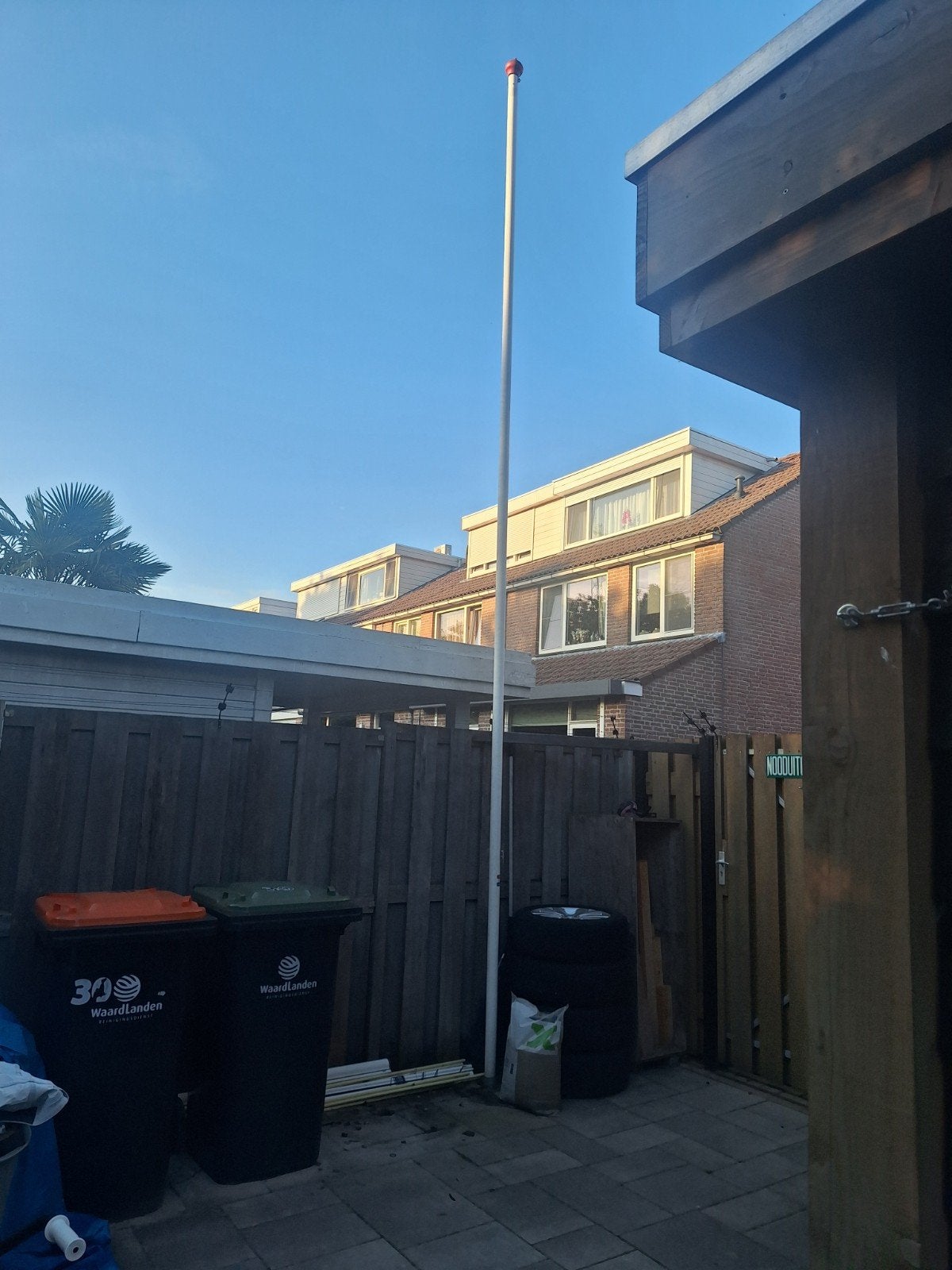 Vlaggenmast 7 meter lang, Diversen, Ophalen, Gebruikt