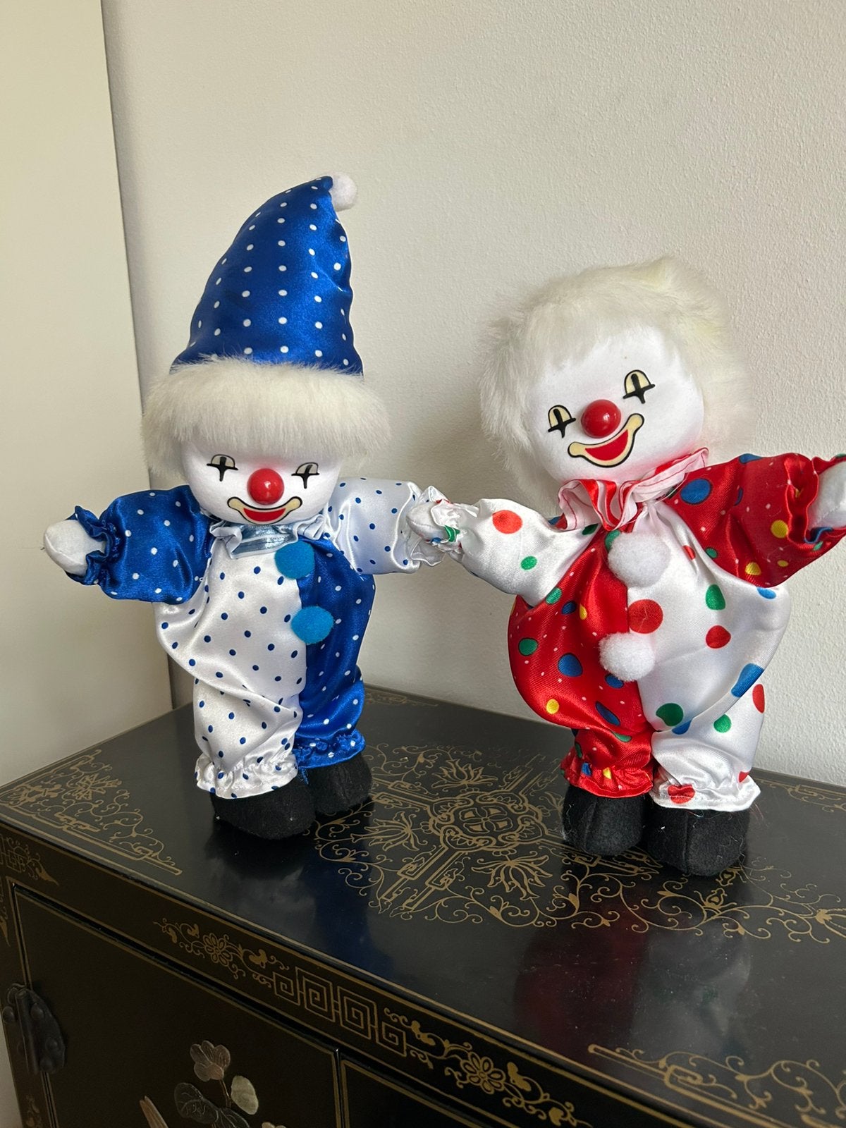 2 vintage muziek clowns, jaren 80, in originele verpakking, Verzamelen, Ophalen of Verzenden, Zo goed als nieuw