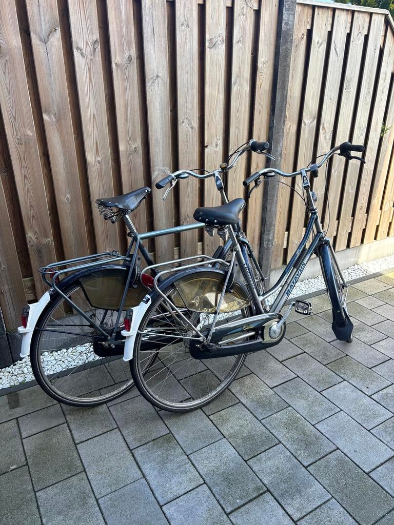 TE KOOP Batavus Torino heren- en damesfiets, Fietsen en Brommers, Fietsen | Dames | Damesfietsen, Ophalen, Versnellingen, Batavus