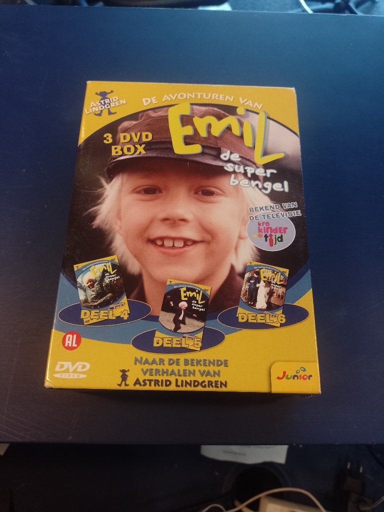 Emil de Superbengel - mega verzamelbox (3 DVD), Alle leeftijden, Ophalen of Verzenden, Gebruikt