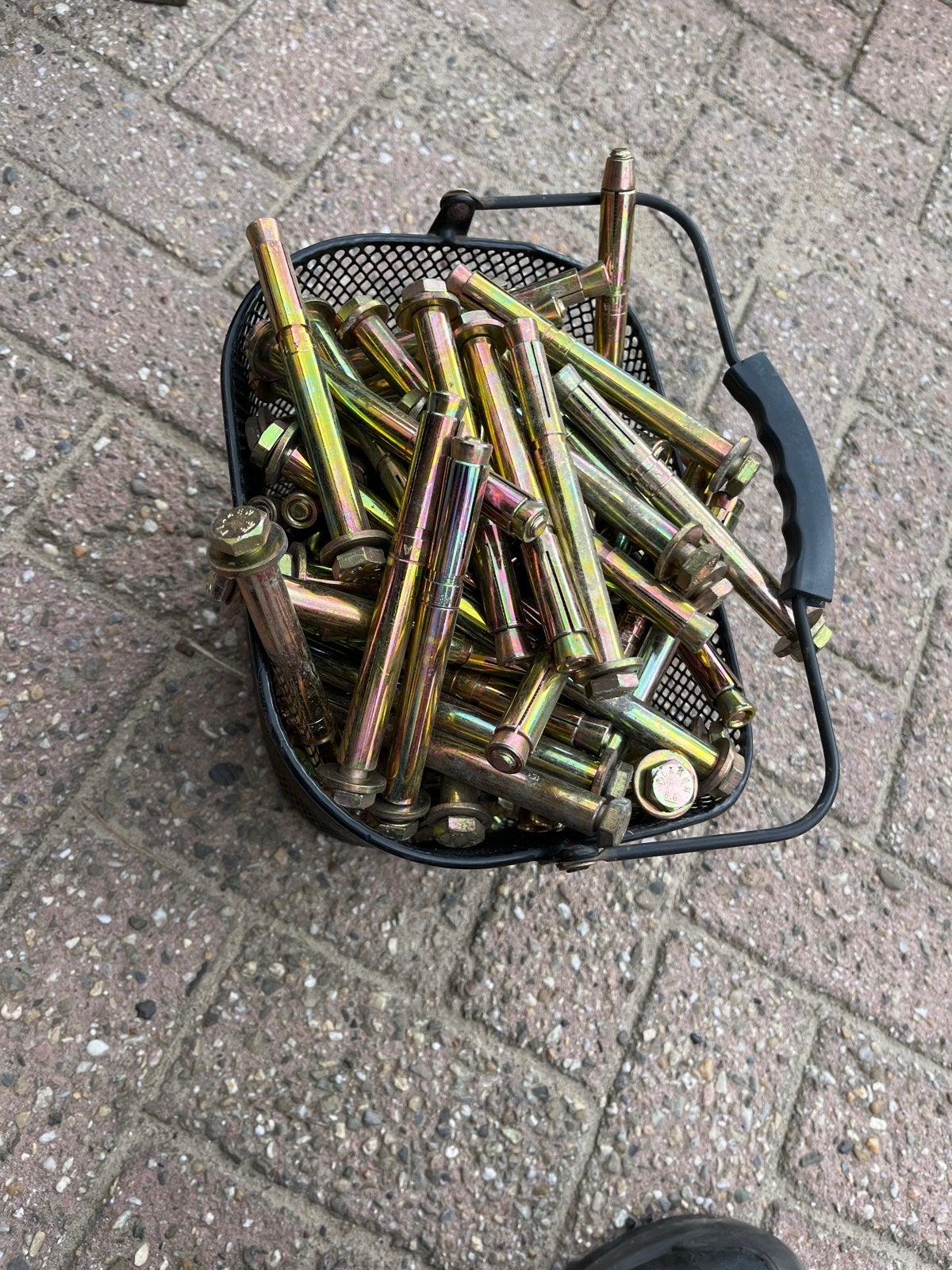 Partij pluggen/keilbouten - Diverse maten, Ophalen of Verzenden, Gebruikt, 100 tot 250 mm, Pluggen