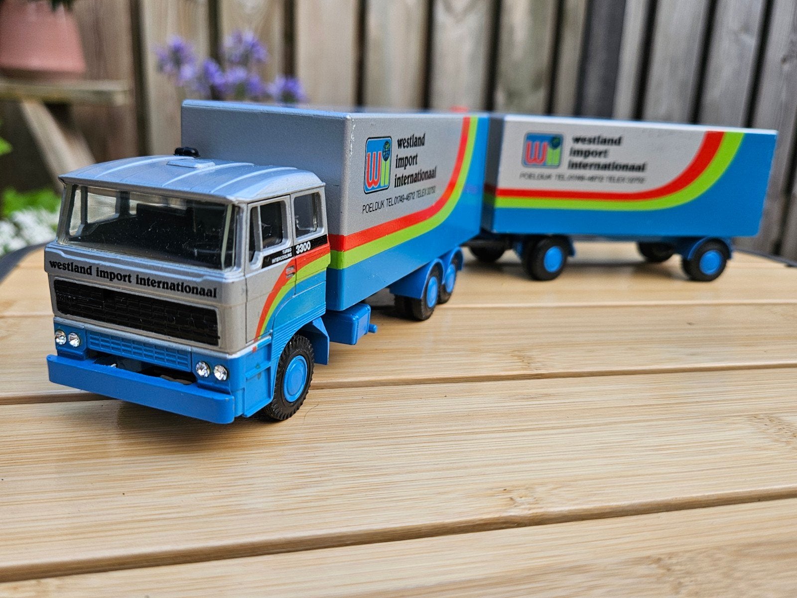 Lion Car Daf 3300 combi Westland Poeldijk 1:50, Hobby en Vrije tijd, Modelauto's | 1:50, Ophalen of Verzenden, Zo goed als nieuw