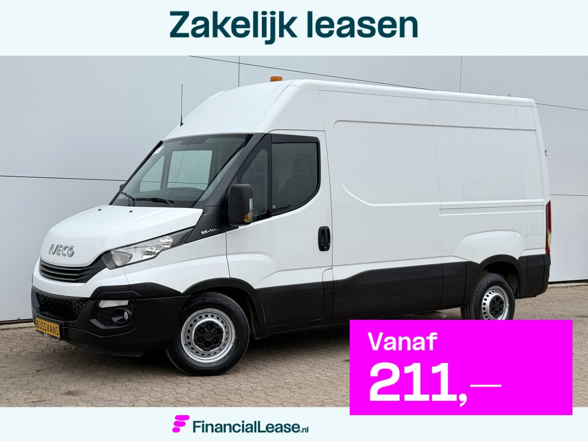 Iveco Daily 35S14 2.3 352 L2H2 Airco Cruise Control 3,5tons, Gebruikt, Zwart, Iveco, Bedrijf
